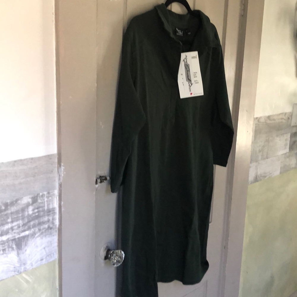 Women with Control Green Dress  SZ XL FLATTERING!
